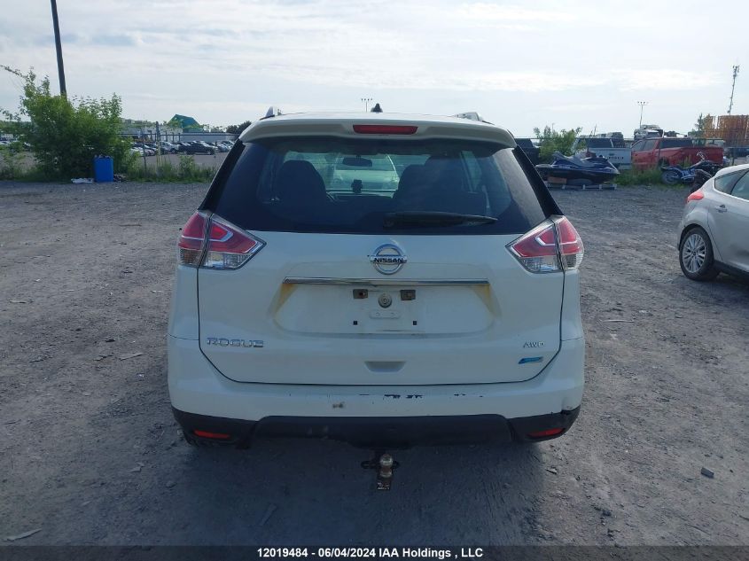 2015 Nissan Rogue VIN: 5N1AT2MV6FC753709 Lot: 12019484