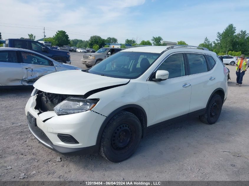 2015 Nissan Rogue VIN: 5N1AT2MV6FC753709 Lot: 12019484