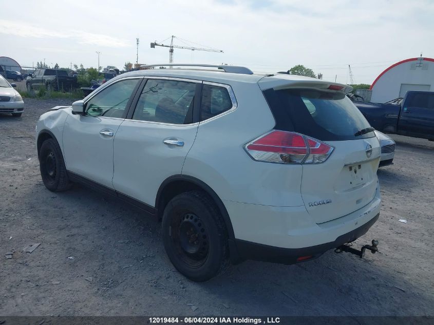 2015 Nissan Rogue VIN: 5N1AT2MV6FC753709 Lot: 12019484