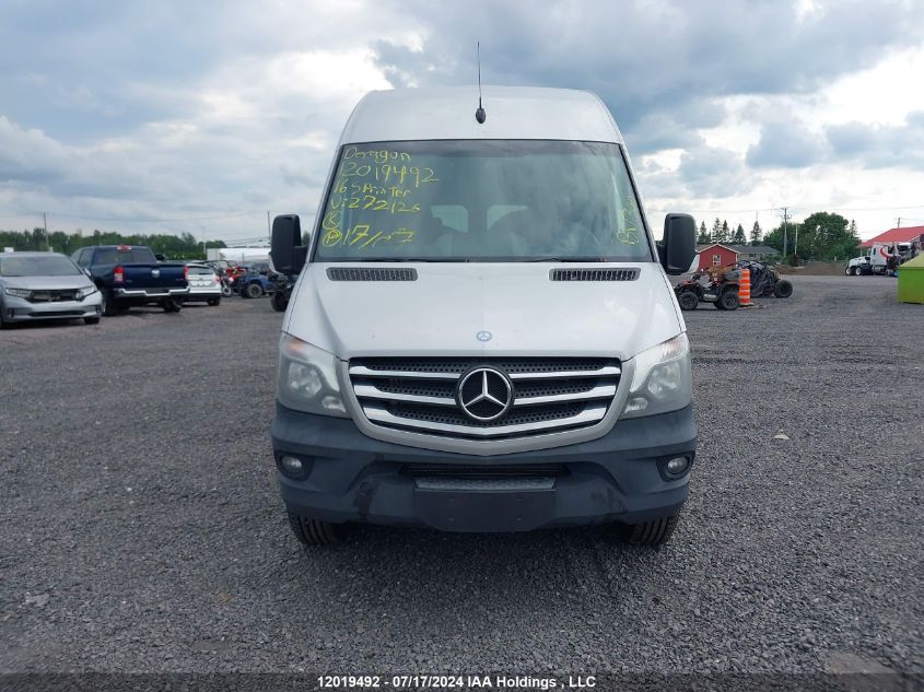 2016 Mercedes-Benz Sprinter Passenger Vans VIN: WDZBE8CD8GP272126 Lot: 12019492