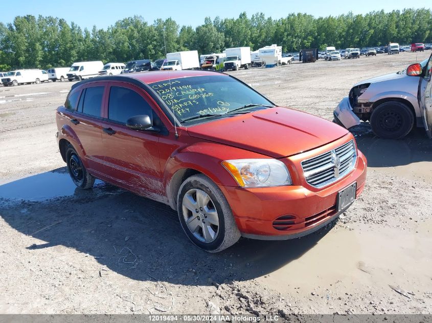 2008 Dodge Caliber Sxt VIN: 1B3HB48B88D681265 Lot: 12019494