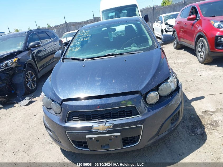 2015 Chevrolet Sonic Lt VIN: 1G1JC6SH2F4142765 Lot: 12019508