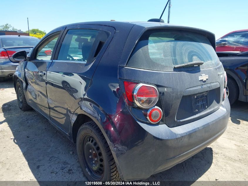 2015 Chevrolet Sonic Lt VIN: 1G1JC6SH2F4142765 Lot: 12019508