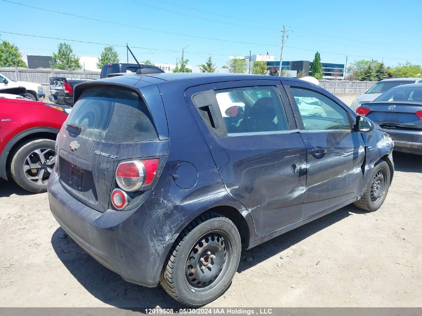 2015 Chevrolet Sonic Lt VIN: 1G1JC6SH2F4142765 Lot: 12019508