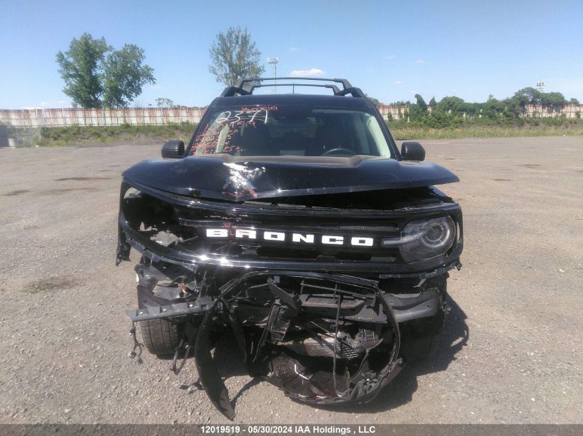 2022 Ford Bronco Sport Outer Banks VIN: 3FMCR9C63NRD02375 Lot: 12019519