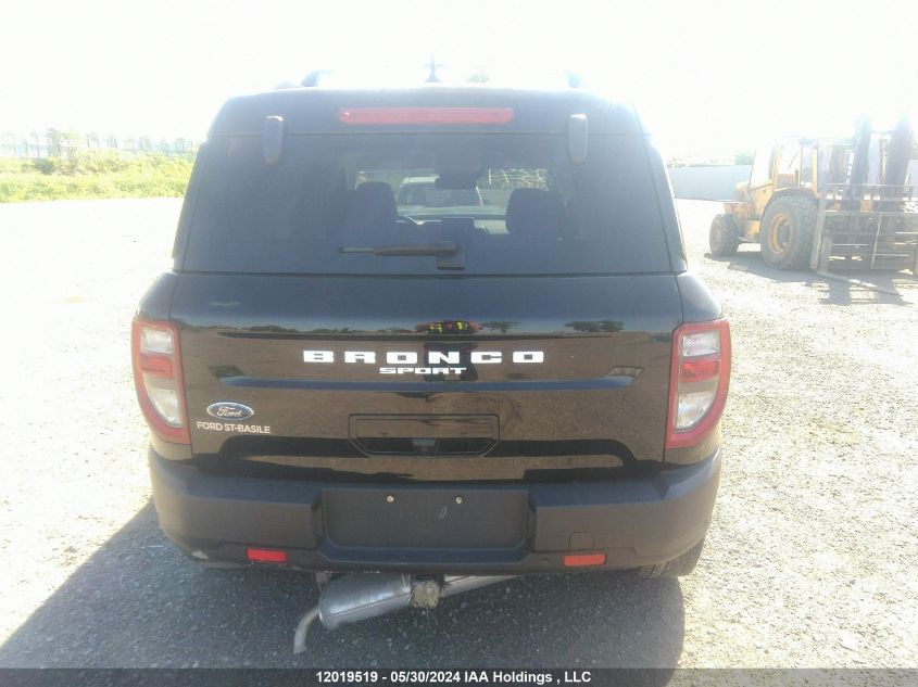 2022 Ford Bronco Sport Outer Banks VIN: 3FMCR9C63NRD02375 Lot: 12019519