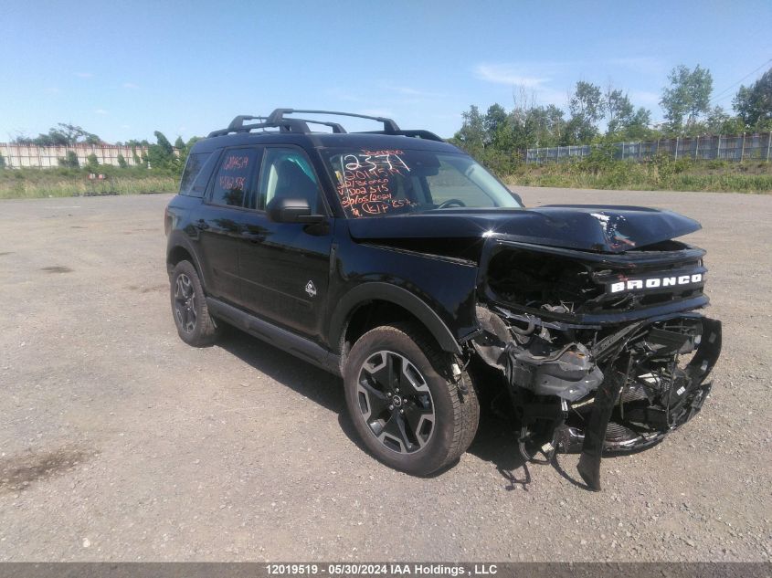 2022 Ford Bronco Sport Outer Banks VIN: 3FMCR9C63NRD02375 Lot: 12019519