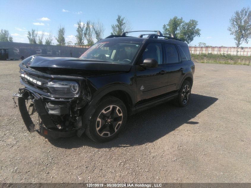 2022 Ford Bronco Sport Outer Banks VIN: 3FMCR9C63NRD02375 Lot: 12019519