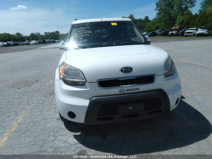 2010 Kia Soul VIN: KNDJT2A29A7167232 Lot: 12019526