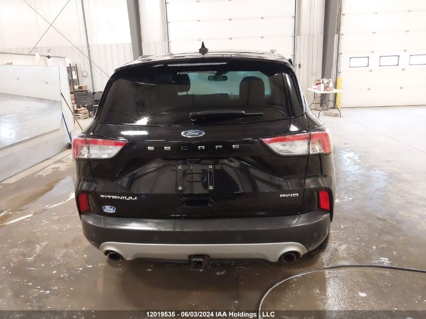 2021 Ford Escape Titanium VIN: 1FMCU9J98MUA77745 Lot: 12019535