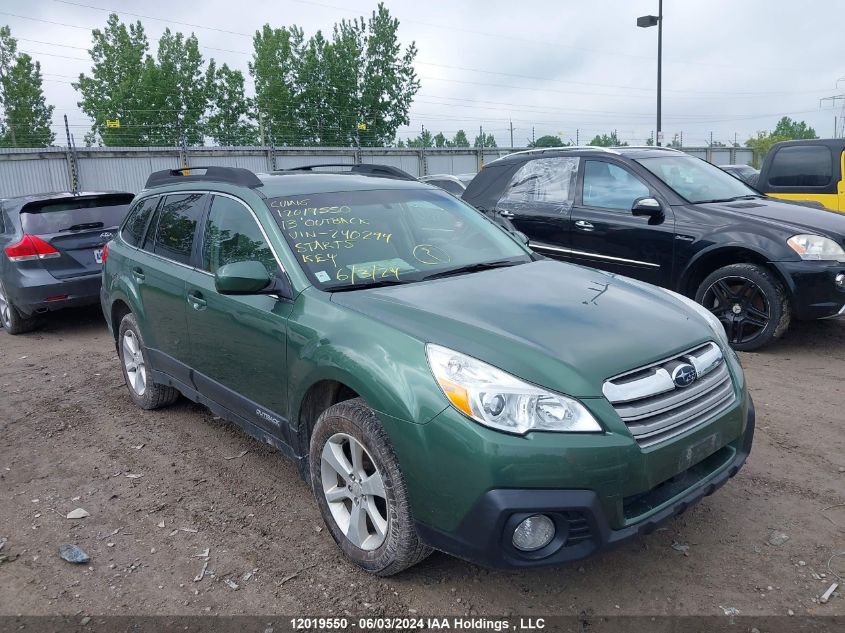 2013 Subaru Outback VIN: 4S4BRGGC3D3240294 Lot: 12019550