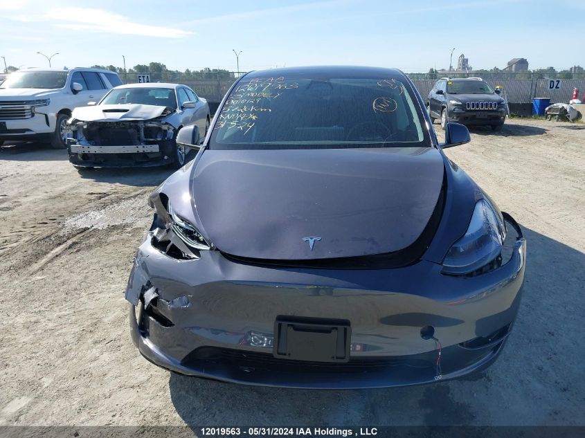 2023 Tesla Model Y VIN: LRWYGDEEXPC010129 Lot: 12019563