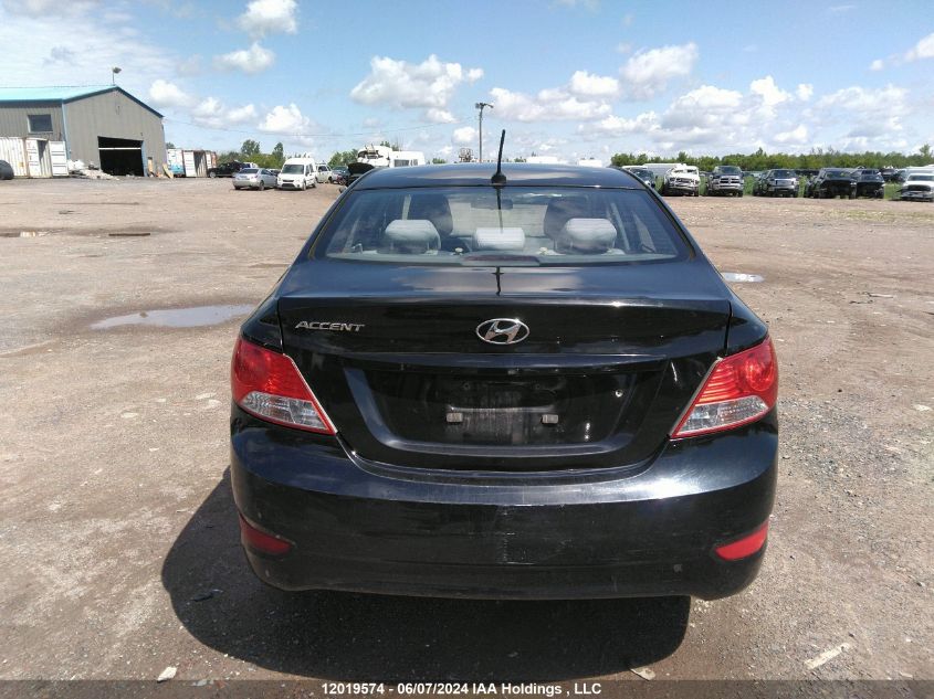 2013 Hyundai Accent Gl VIN: KMHCT4AE8DU282842 Lot: 12019574