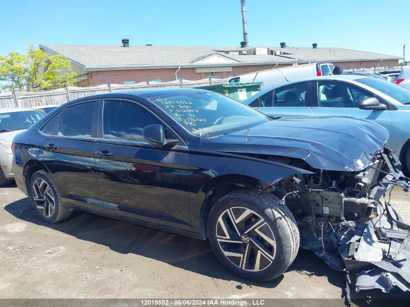 2022 Volkswagen Jetta VIN: 3VWGM7BU9NM012449 Lot: 12019582