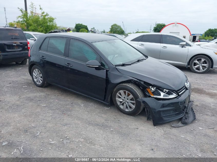 2016 Volkswagen Golf VIN: 3VW217AU1GM014882 Lot: 12019587