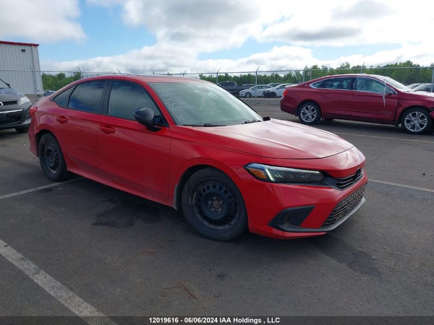 2022 Honda Civic Sedan VIN: 2HGFE2F54NH117319 Lot: 12019616