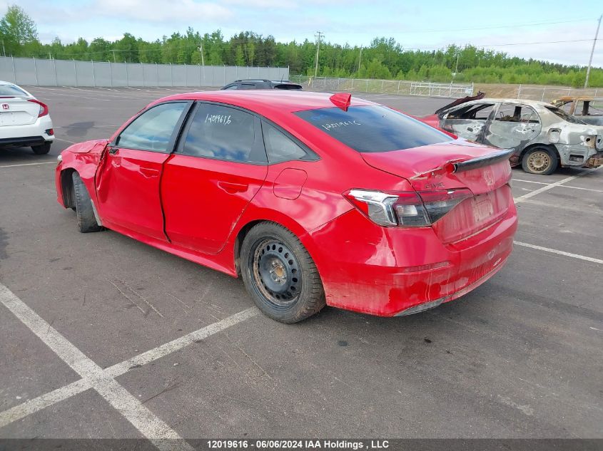 2022 Honda Civic Sedan VIN: 2HGFE2F54NH117319 Lot: 12019616