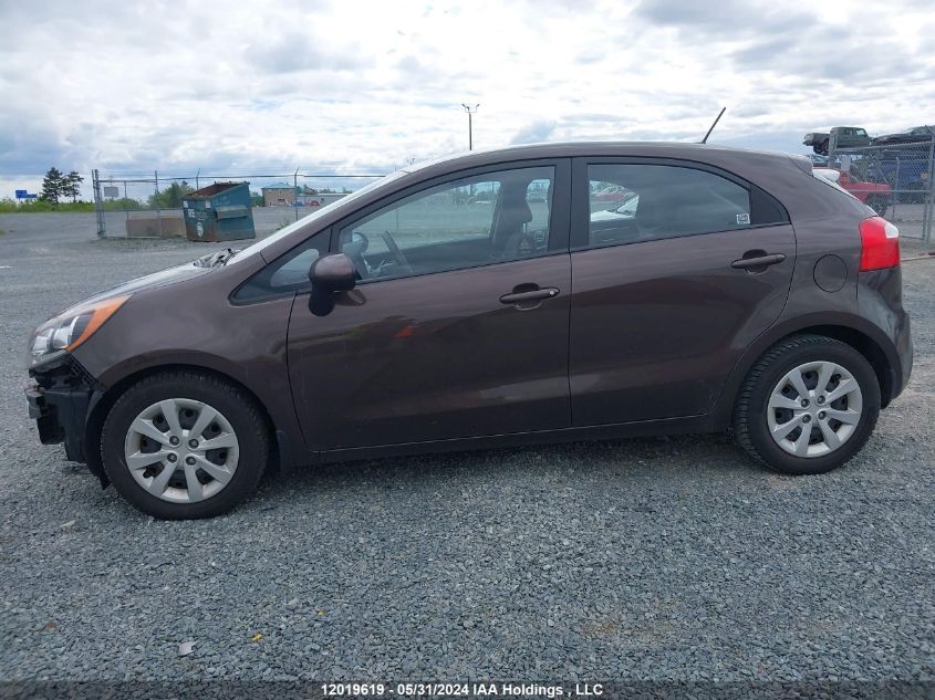 2015 Kia Rio Lx VIN: KNADM5A36F6972815 Lot: 12019619