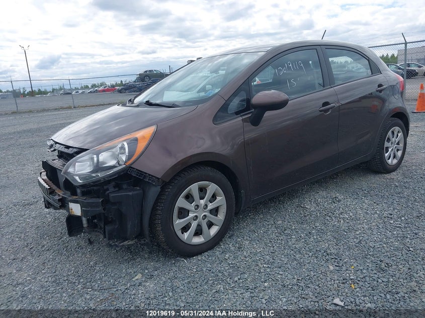 2015 Kia Rio Lx VIN: KNADM5A36F6972815 Lot: 12019619