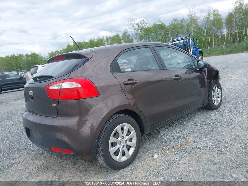 2015 Kia Rio Lx VIN: KNADM5A36F6972815 Lot: 12019619