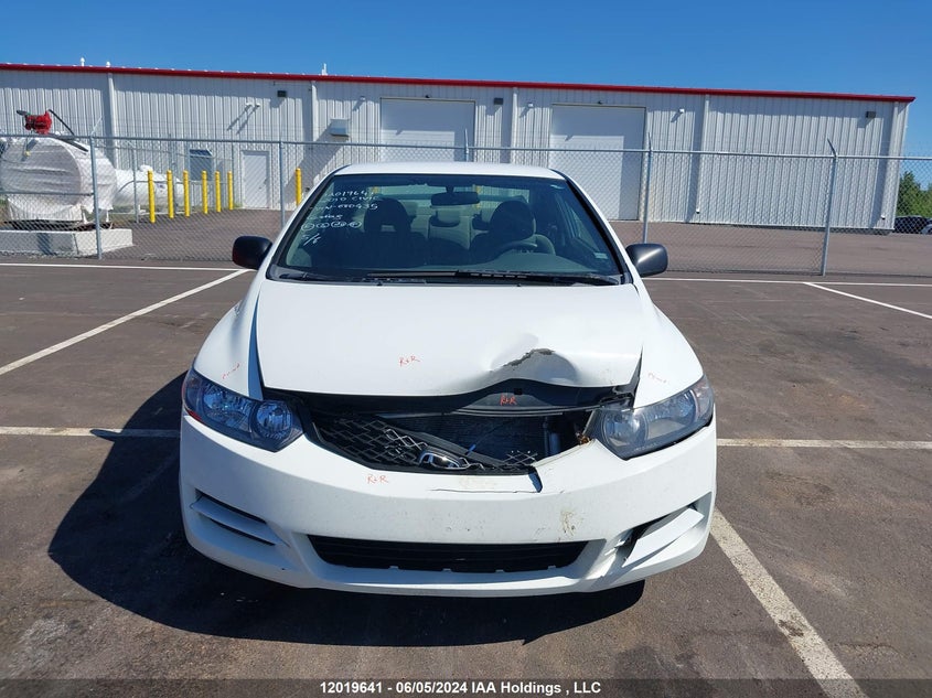 2010 Honda Civic Cpe VIN: 2HGFG1B39AH000435 Lot: 12019641