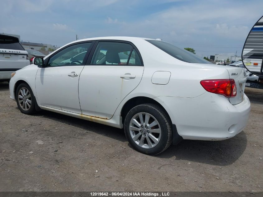 2009 Toyota Corolla VIN: 2T1BU40E19C082744 Lot: 12019642