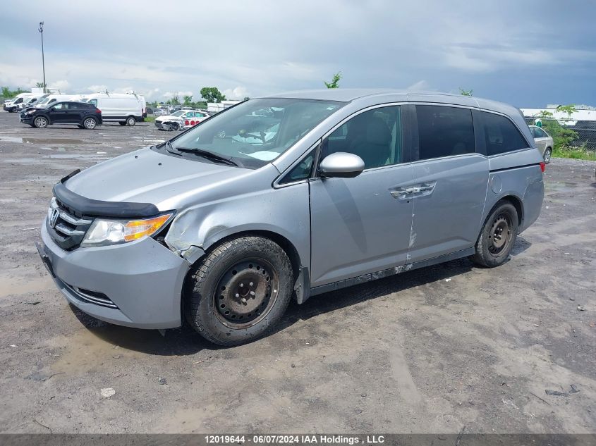 2016 Honda Odyssey Ex VIN: 5FNRL5H47GB510280 Lot: 12019644