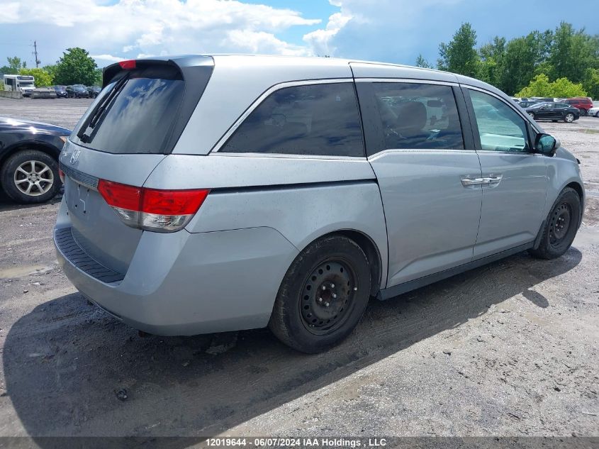 2016 Honda Odyssey Ex VIN: 5FNRL5H47GB510280 Lot: 12019644