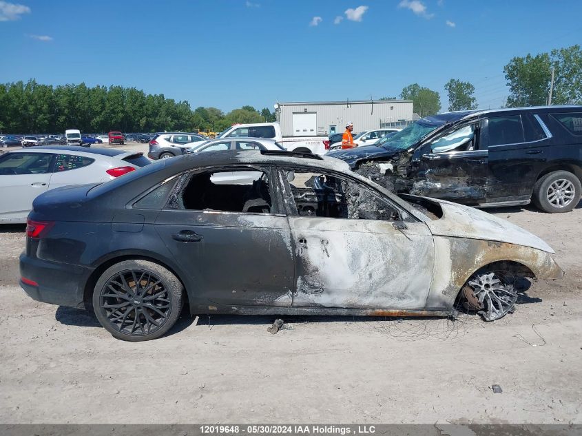 2019 Audi A4 VIN: WAUBNAF47KA021092 Lot: 12019648