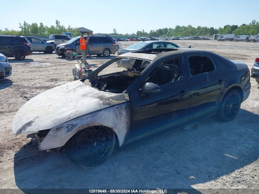 2019 Audi A4 VIN: WAUBNAF47KA021092 Lot: 12019648