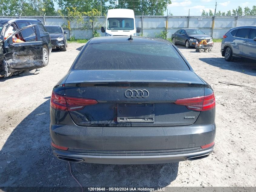 2019 Audi A4 VIN: WAUBNAF47KA021092 Lot: 12019648