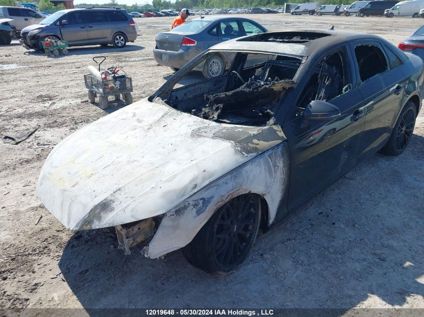 2019 Audi A4 VIN: WAUBNAF47KA021092 Lot: 12019648