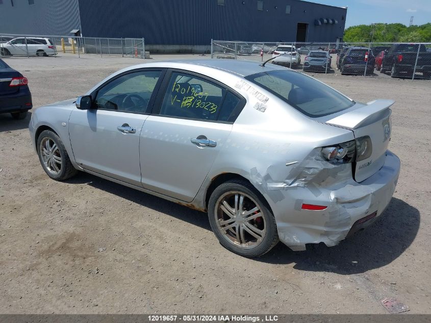 2008 Mazda Mazda3 VIN: JM1BK32F881130233 Lot: 12019657