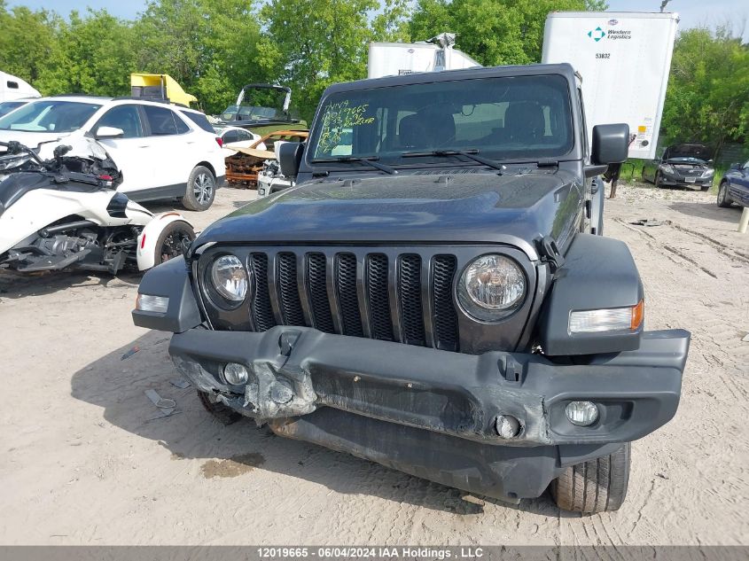 2019 Jeep Wrangler Unlimited Sport VIN: 1C4HJXDG4KW633696 Lot: 12019665