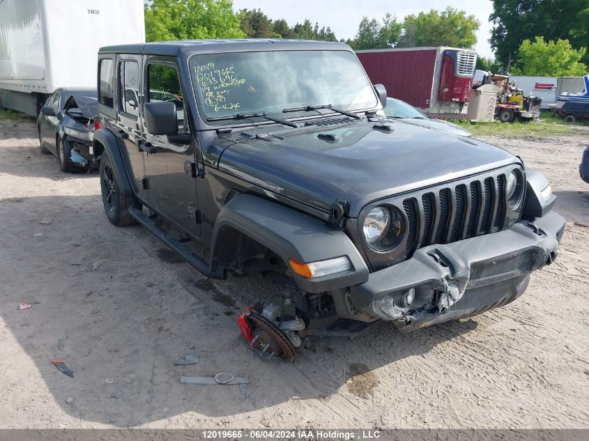 2019 Jeep Wrangler Unlimited Sport VIN: 1C4HJXDG4KW633696 Lot: 12019665