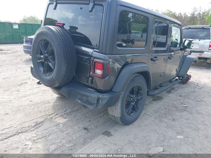 2019 Jeep Wrangler Unlimited Sport VIN: 1C4HJXDG4KW633696 Lot: 12019665