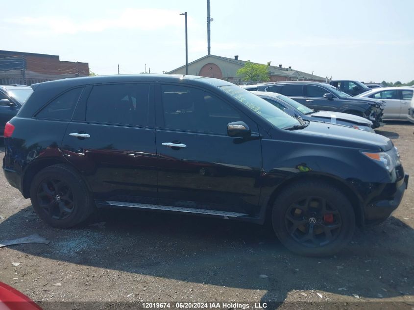 2009 Acura Mdx VIN: 2HNYD28289H006852 Lot: 12019674