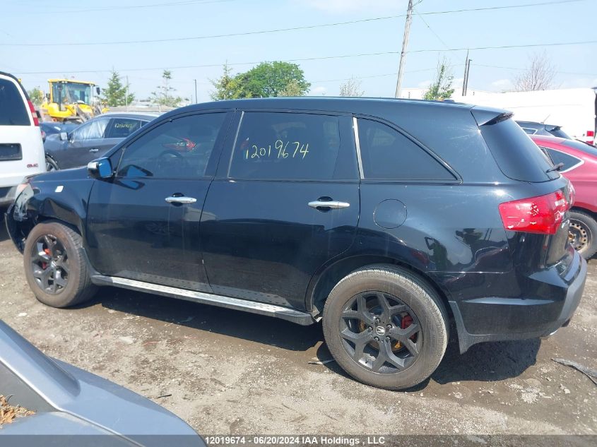 2009 Acura Mdx VIN: 2HNYD28289H006852 Lot: 12019674
