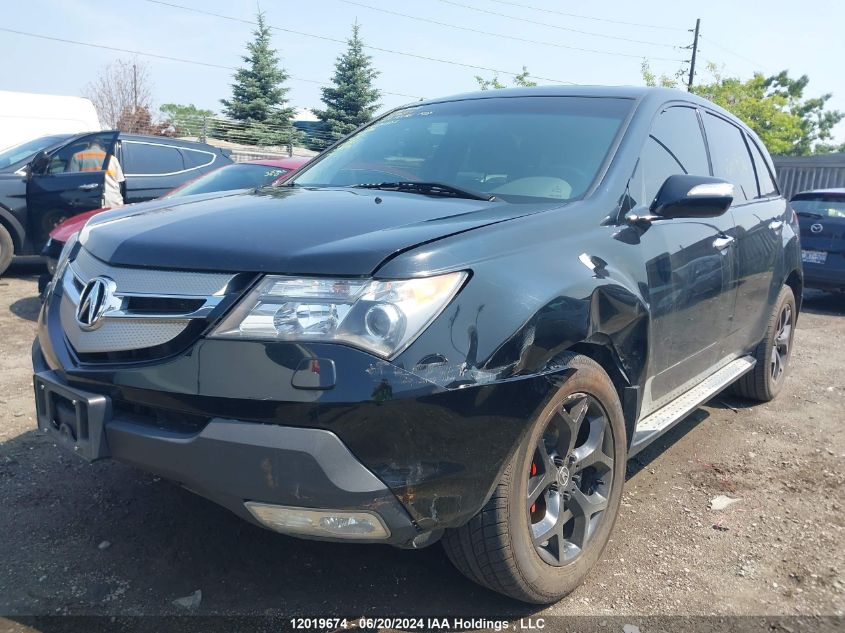 2009 Acura Mdx VIN: 2HNYD28289H006852 Lot: 12019674