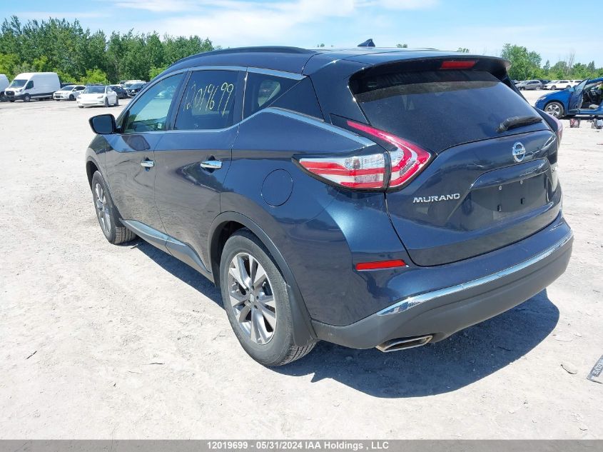 2015 Nissan Murano VIN: 5N1AZ2MH4FN245574 Lot: 12019699