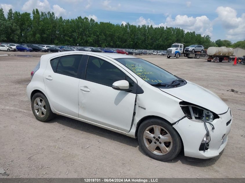 2012 Toyota Prius C VIN: JTDKDTB39C1526275 Lot: 12019701