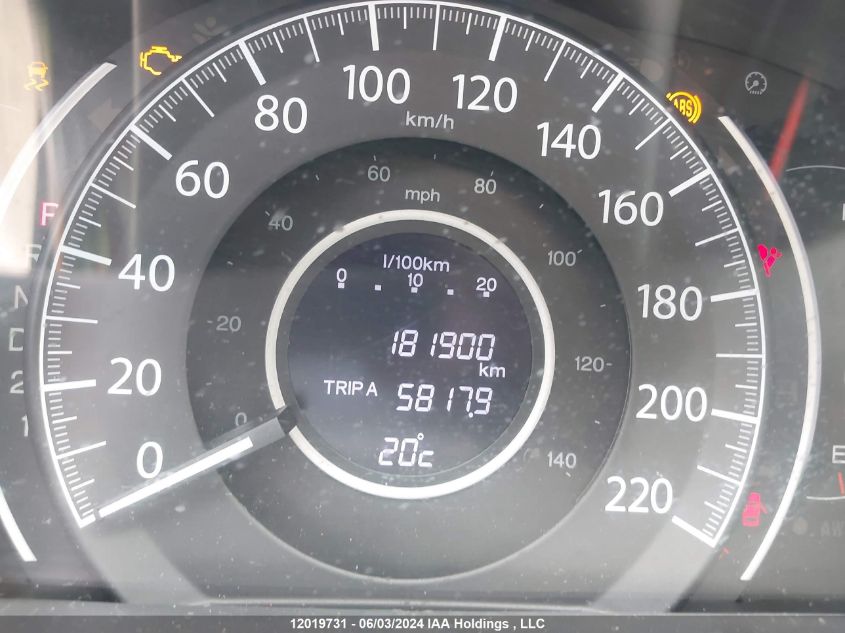 2013 Honda Cr-V VIN: 2HKRM4H55DH102583 Lot: 12019731