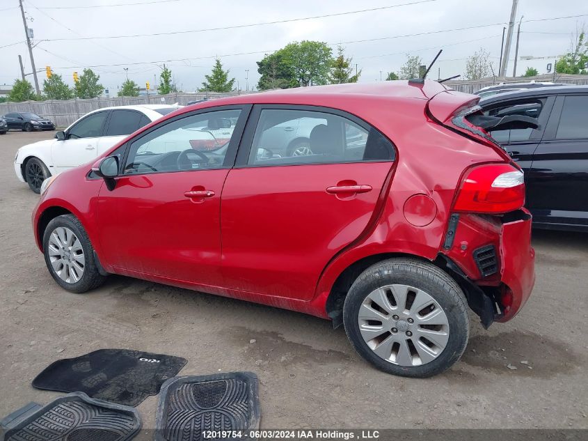 2014 Kia Rio VIN: KNADN5A31E6934047 Lot: 12019754