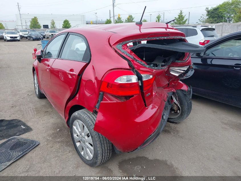 2014 Kia Rio VIN: KNADN5A31E6934047 Lot: 12019754