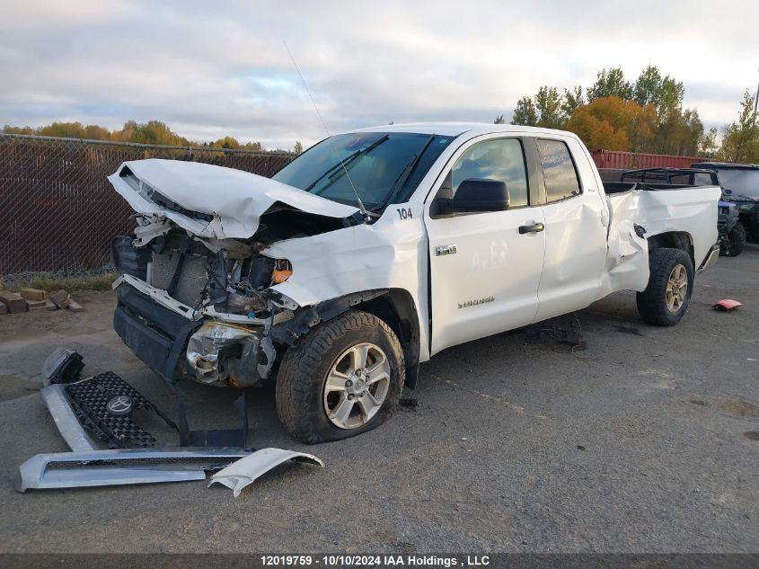 2021 Toyota Tundra Double Cab Sr/Sr5 VIN: 5TFCY5F14MX028013 Lot: 12019759