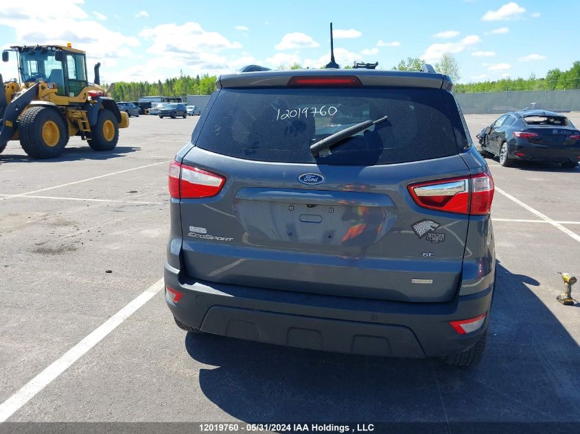 2018 Ford Ecosport Se VIN: MAJ3P1TE8JC176791 Lot: 12019760