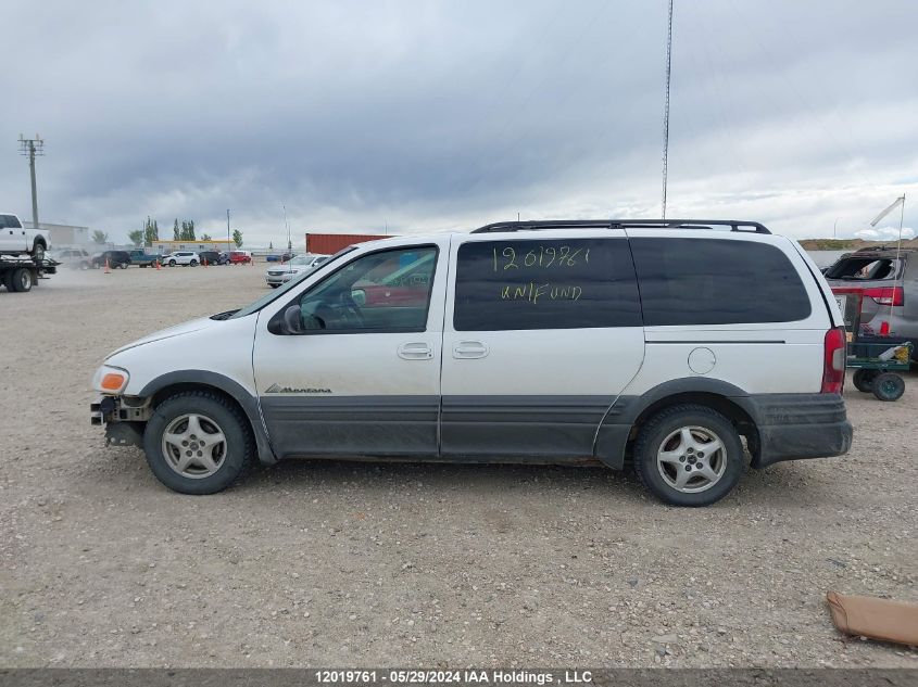 2003 Pontiac Montana VIN: 1GMDX03E53D256521 Lot: 12019761