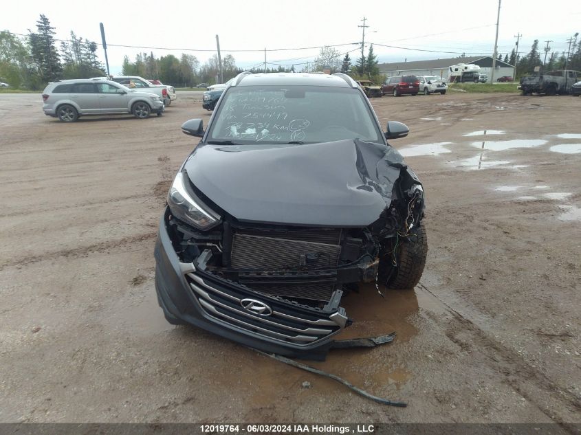 2018 Hyundai Tucson Limited/Sport And Eco/Se VIN: KM8J3CA45JU754449 Lot: 12019764