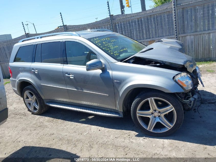 2012 Mercedes-Benz Gl-Class VIN: 4JGBF2FE6CA761907 Lot: 12019773