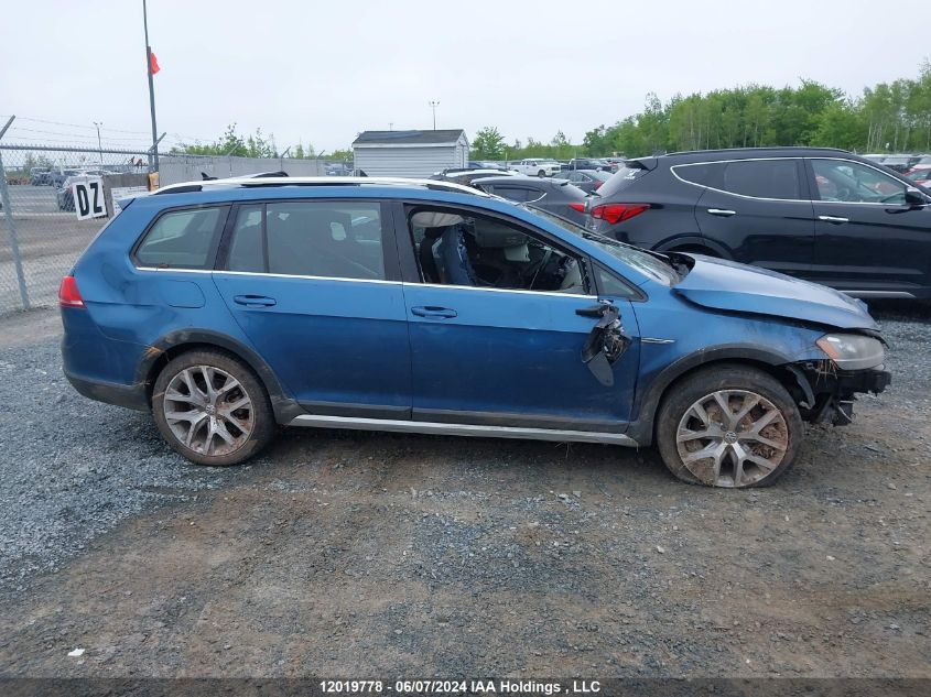 2017 Volkswagen Golf Alltrack VIN: 3VWH17AU5HM508223 Lot: 12019778